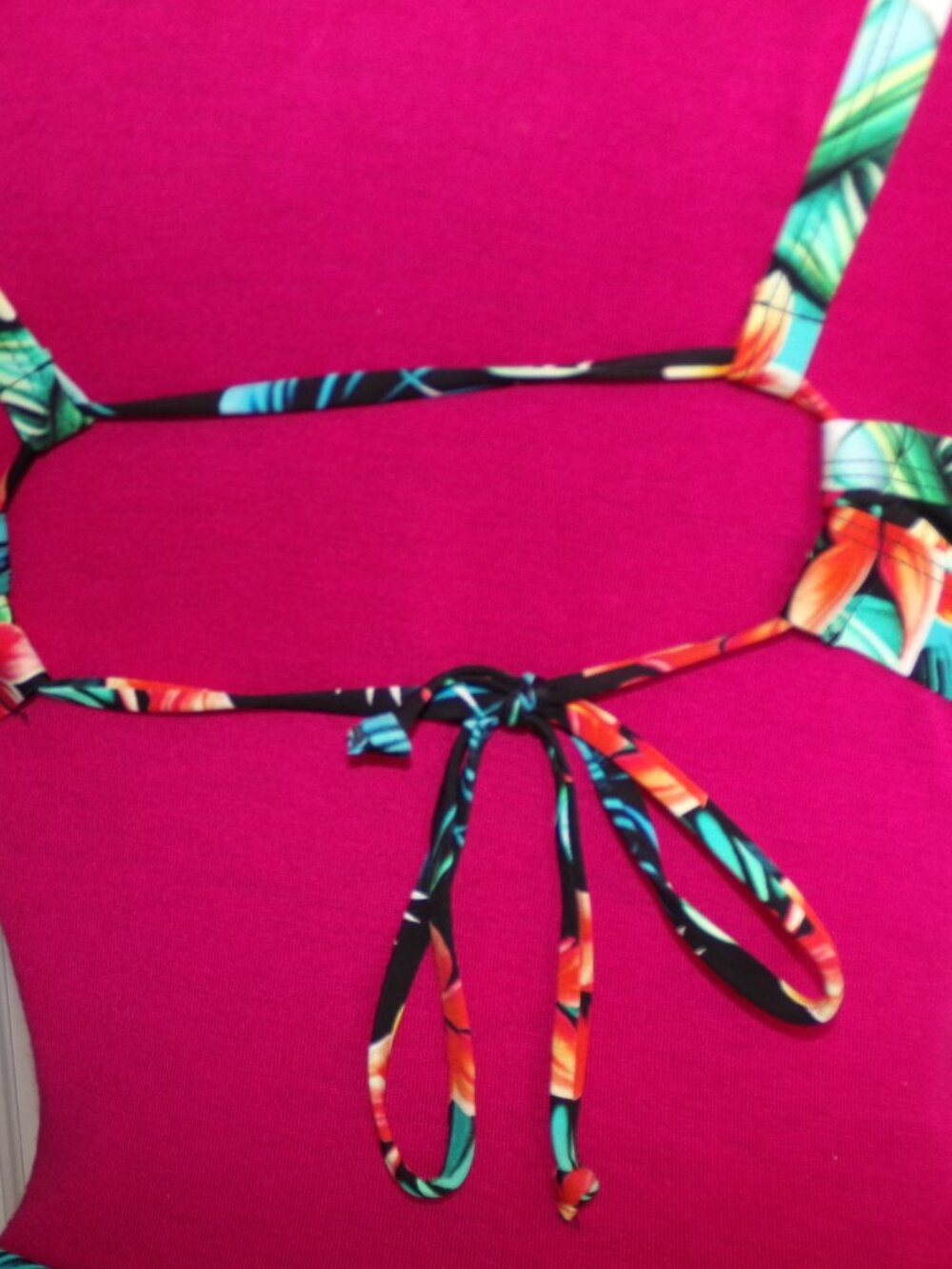 Body Glove Tropical Print Bikini Sz L - Picture 5 of 7